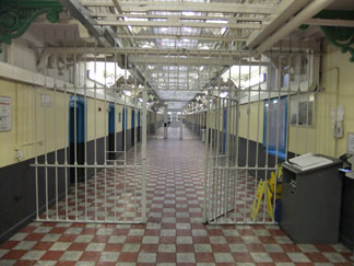 A cellblock at the medium-security Mountjoy Prison in Dublin, Ireland. The 590-bed facility could be phased out when the 2,200-bed Thornton Hall Prison is completed.